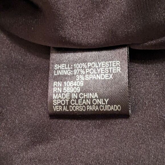 ALEX MARIE Sequin Black Gray Formal  Long-sleeved Top Size M - Picture 7 of 7